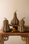 Set of Three Woven Vine Gourds – Rustic Natural Harvest Décor