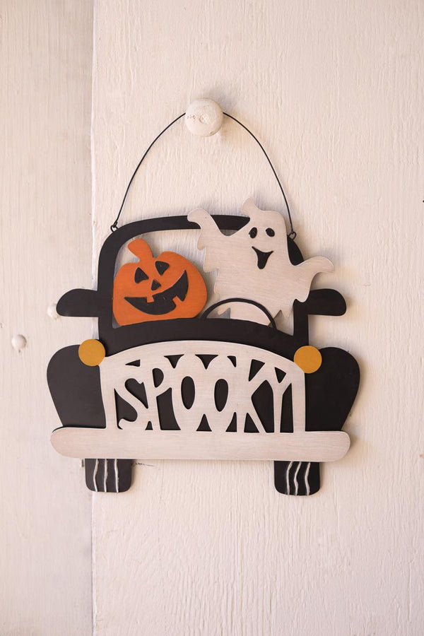 Halloween Spooky Door Sign