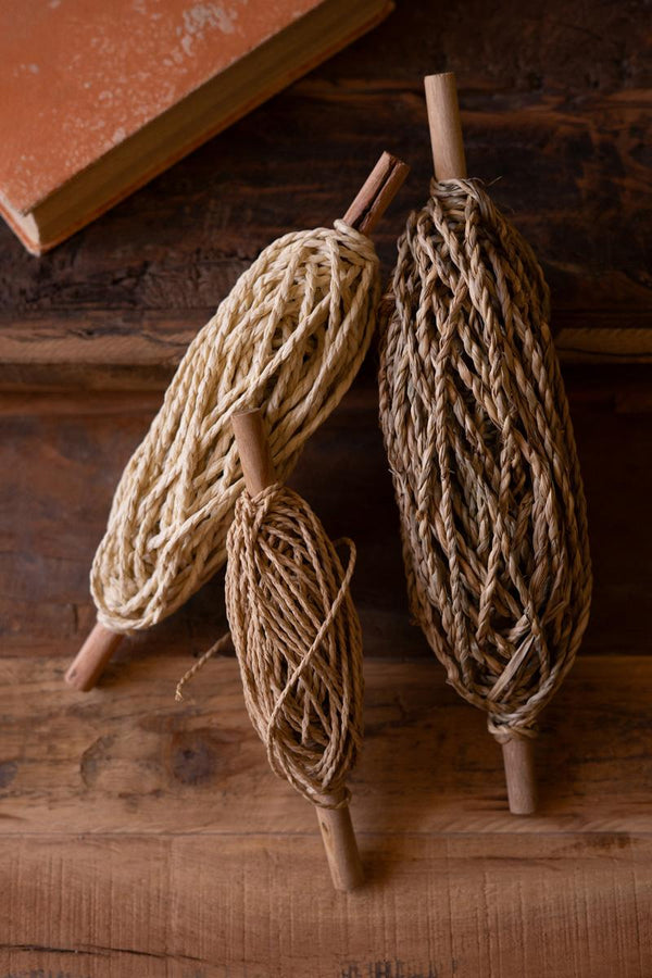 Set of Three Spools of Paper Rope