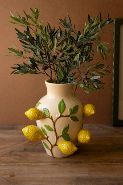 Ceramic Strawberry Bud Vase Glazed Eclectic