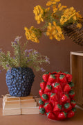 Blueberry vase styled