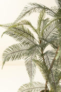 Faux palm frond detail