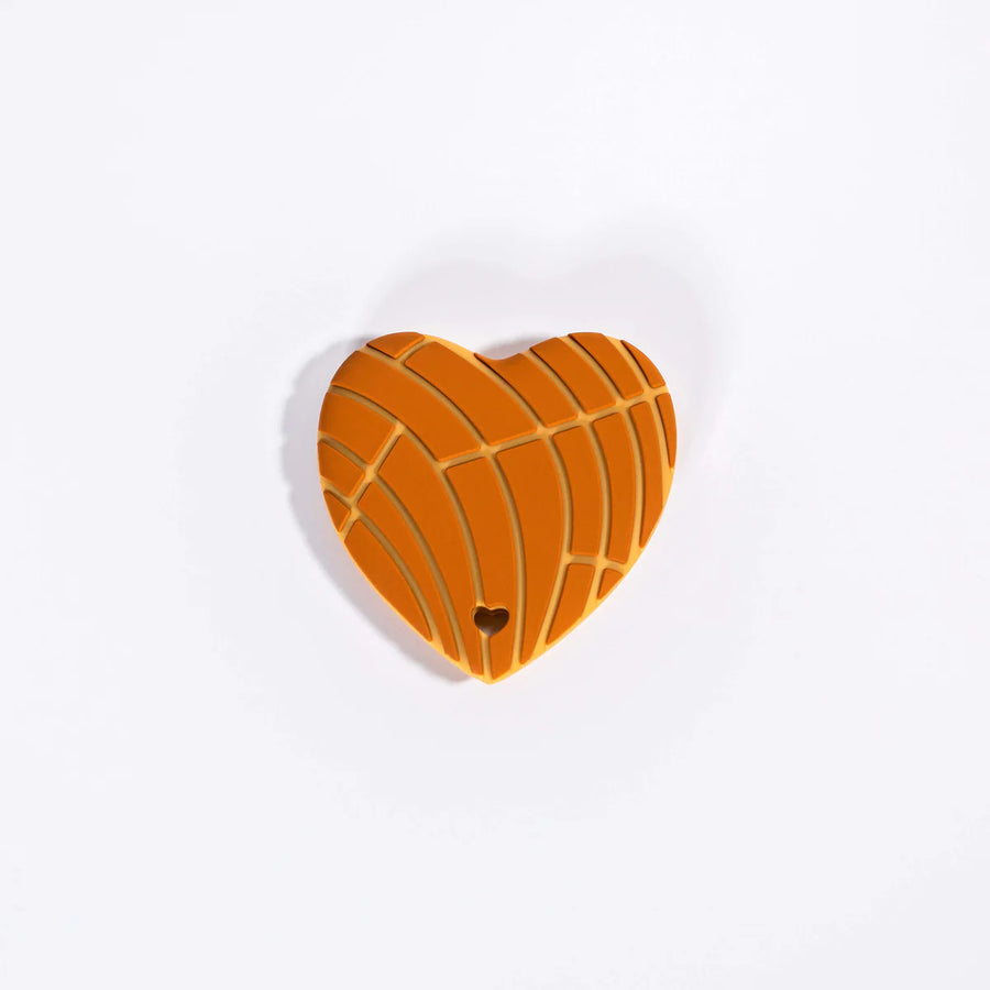 Heart-shaped salmon on a white background
