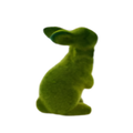 Green Flocked Moss Easter Bunny Farmhouse Decor – Set of 5 (3”–7.5”)
