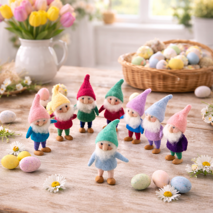 felt gnomes