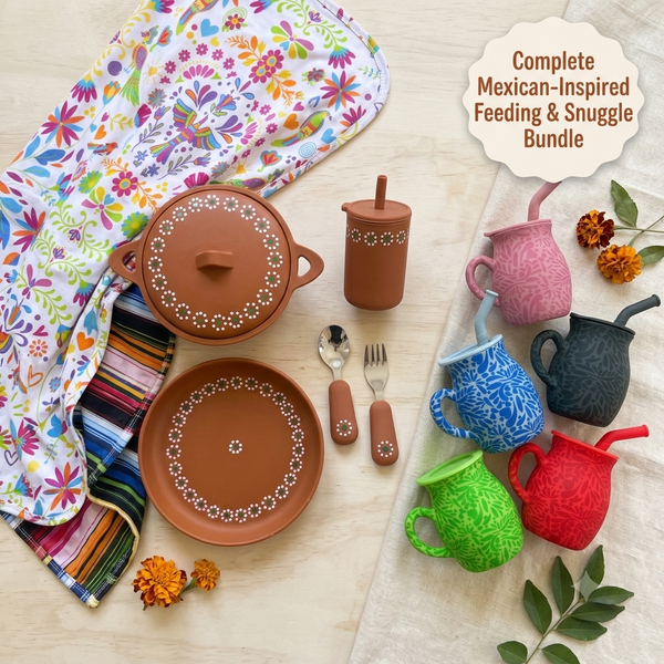 Feeding and Snuggle Bundle- NEW BARRO DESIGN | Feeding, Sip & Swaddle Bundle | In Stock Now