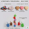 Snuggle & Sip Bundle — Swaddle, Teether & Training Mug