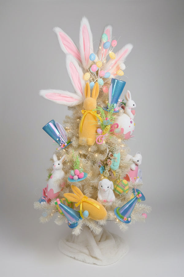 24" Bunny Ears Floral Pick Easter Décor