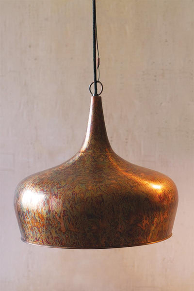 Teardrop Pendant Light Rustic Finish