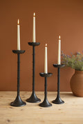 Flower taper holders styled