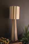 Multi Striped String Table Lamp with Shade