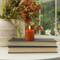 Sienna Glass 3D Flame Candle