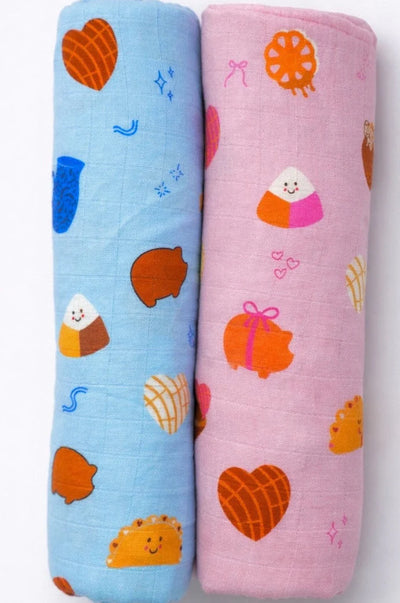 Pan Dulce Muslin Swaddle Blanket