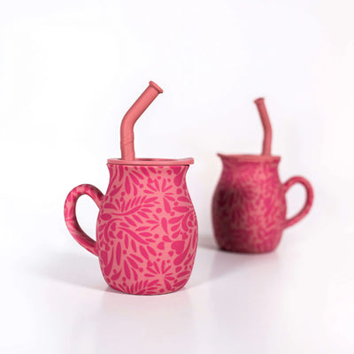 Talavera mugs in pink