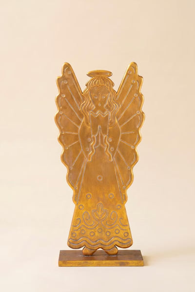 Antique Gold Metal Angel