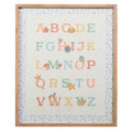 Kinder Alphabet Framed Wall Art — 28" Educational Nursery Print