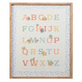 Kinder Alphabet framed print