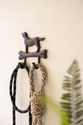 Cast Iron Dog with Bone Wall Hook - view 3