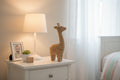 Basketweave Giraffe — Textured Safari Nursery Figurine