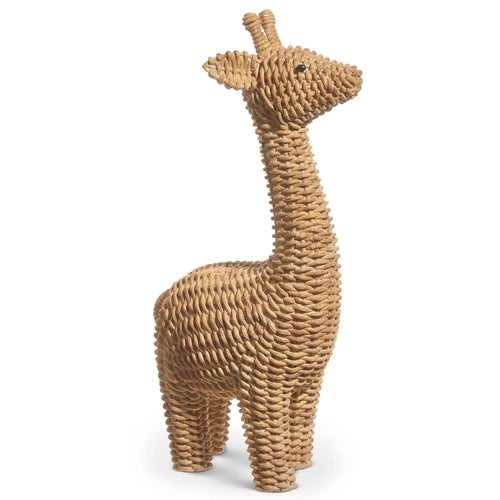 Basketweave Giraffe — Textured Safari Nursery Figurine