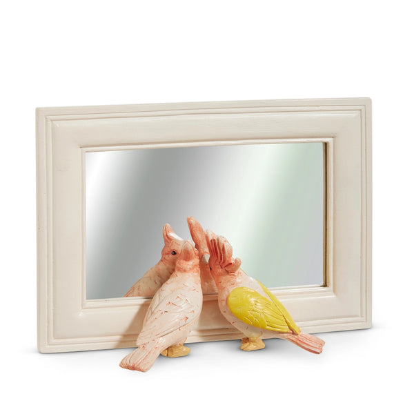 Mirror with Birds — Nature-Inspired Decorative Accent Mirror