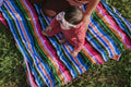 Bamboo  Serape Swaddle Blanket
