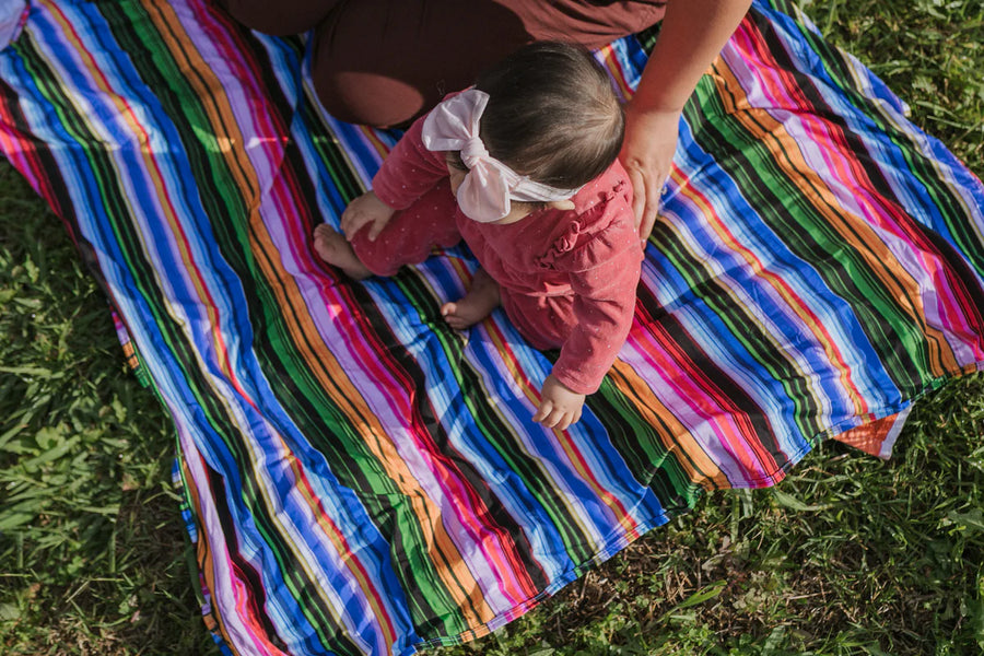 Bamboo  Serape Swaddle Blanket