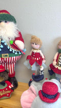Christmas circus crew lot Santa and dolls