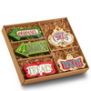 6" Christmas Circus Marquee Ornament Sign Set