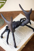 Cast Iron Crab Wine Bottle Holder – Coastal Tabletop Wine Display – view 3