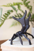 Cast Iron Crab Wine Bottle Holder – Coastal Tabletop Wine Display – view 4