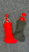 Elf Stocking Pair – Red & Black Jester (Set of 2)