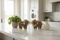 Flower Pig Figurines