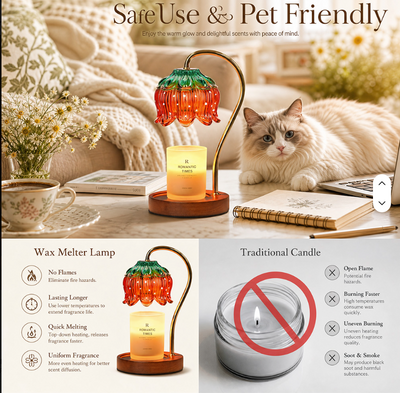 Strawberry Candle Warmer Lamp