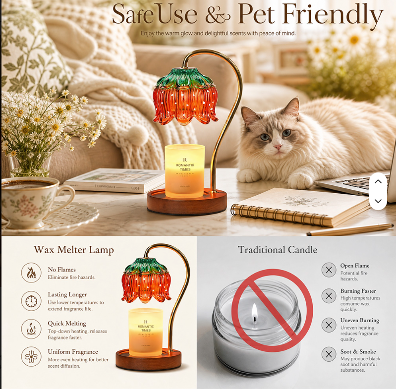 Strawberry Candle Warmer Lamp