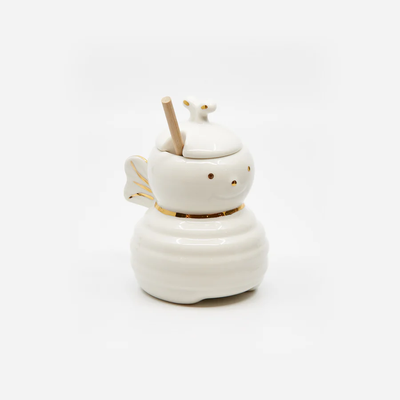 Honey Bee Jar with Dipper