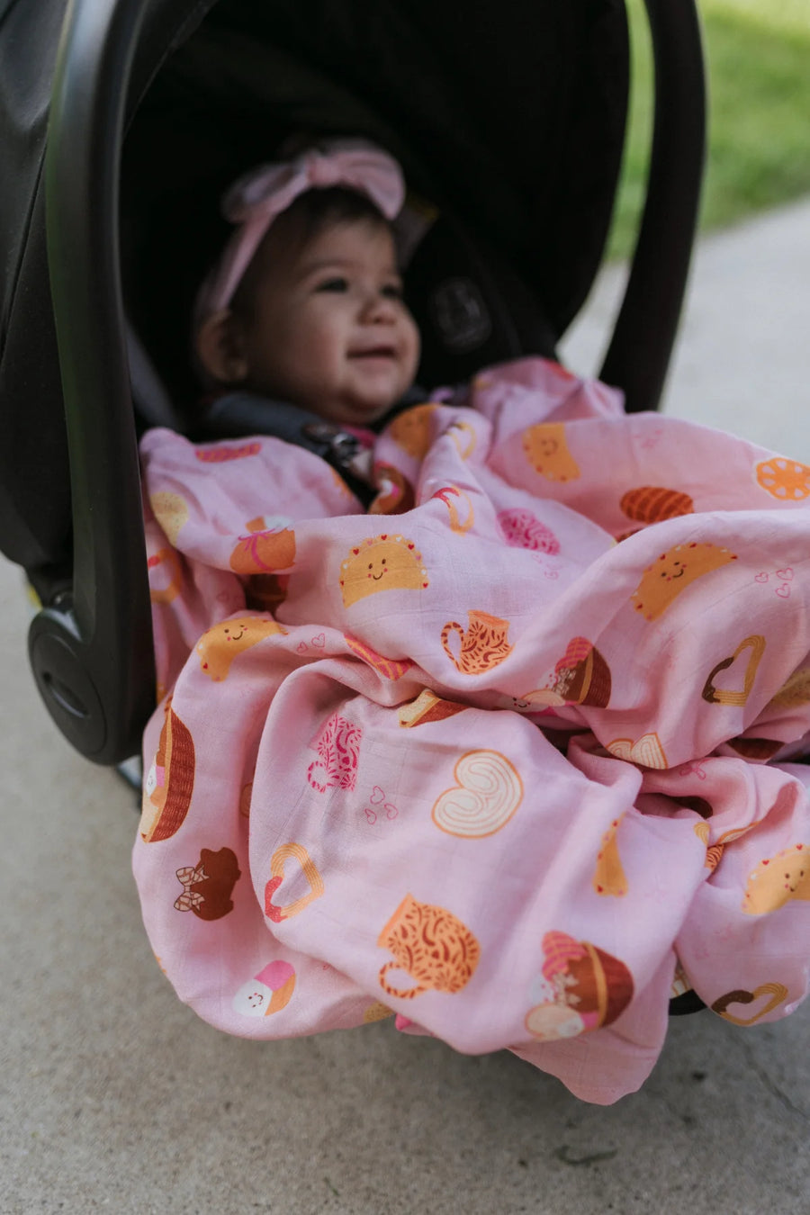 Pan Dulce Muslin Swaddle Blanket