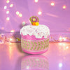 7.5in Pink Sequin Cake Decoration