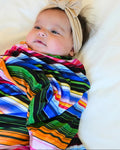 Bamboo  Serape Swaddle Blanket