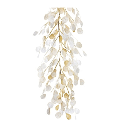 Silver Dollar Eucalyptus Garland | 5.5' Fabric Botanical Accent