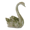 Elegant Resin Swan Figurine | 12.75" Sculptural Home Décor